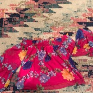 Off the shoulder flowy top